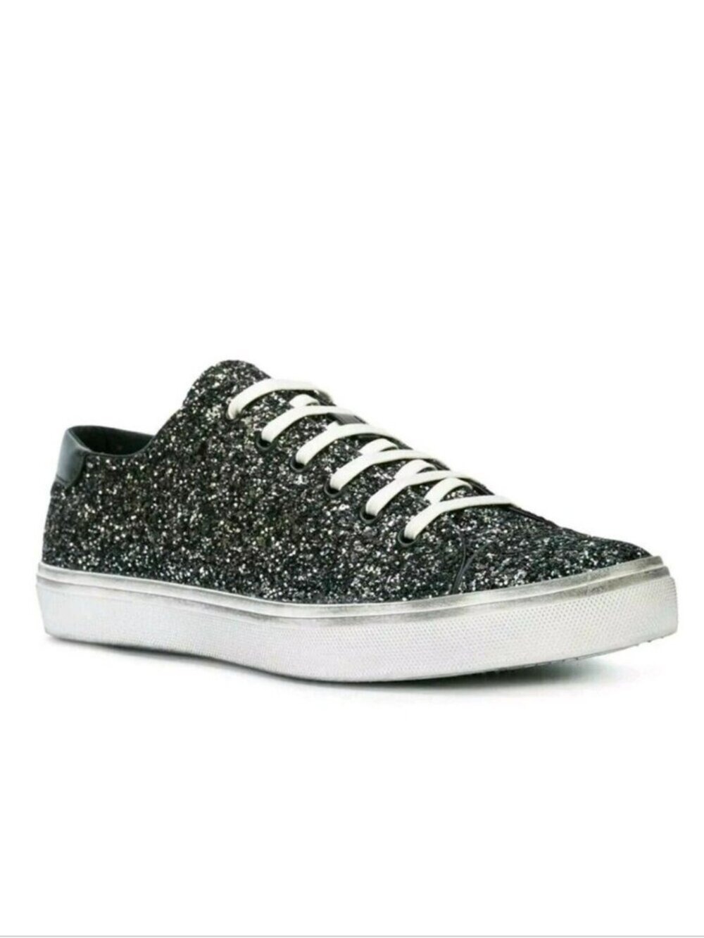 SAINT LAURENT YSL BEDFORD GLITTER SNEAKERS TURNSCHUHE SHOES SCHUHE TRAINERS 42.5